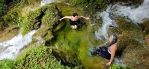 jungle horseback riding with swimming
